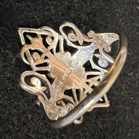 Harley-Davidson® Women's 925 MOD Silver Antique Filigree Ring in MOD Box 💍 - Picture 10 of 16